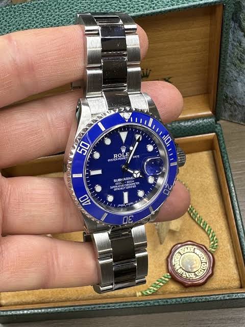 (E) RLX Premium Submariner Class – Luxury Dive Style in Blue, Black & White