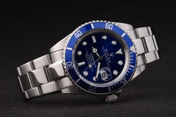 (E) RLX Premium Submariner Class – Luxury Dive Style in Blue, Black & White