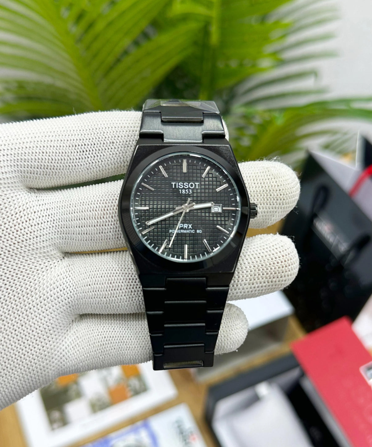 Black Edition - Tissot 1853 PRX - Mineral glass - Superlative Finish