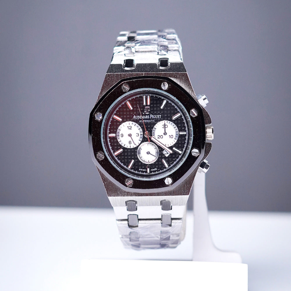 AP Royal Chronograph Watch – Grande Tapisserie Dial | Black