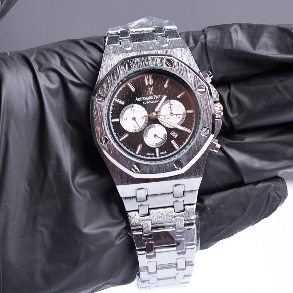 AP Royal Chronograph Watch – Grande Tapisserie Dial | Black