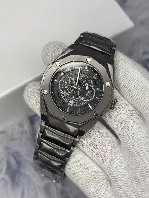 (G)HB Diamond Cut Skeleton Watch | Heavy Weight And Premium quality