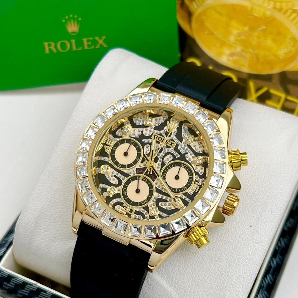 Rolex Daytona Premium Quality Silicon Strap & original Master Lock